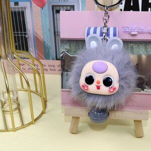 Plush doll three-year-old keychain car bag charm bag charm